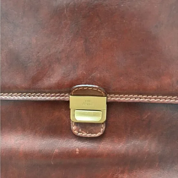 THE BRIDGE Men’s Vintage Leather Briefcase Document Bag